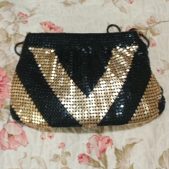 Vintage Brass Mesh Evening Bag - Picture 4 of 5